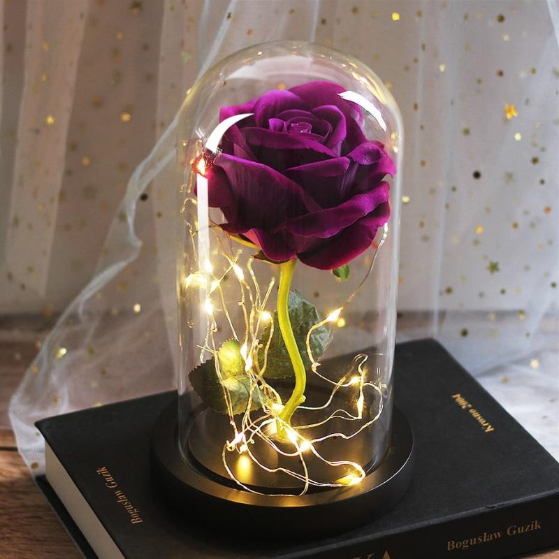 Grande rose eternelle violette - Rose Eternelle La boutique