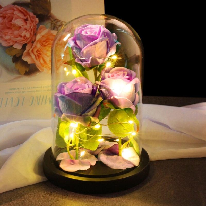 Rose Eternelle La boutique Rose eternelle sous cloche (plusieurs couleur disponible)